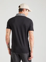 GUESS Poloshirt 'NOLAN' schwarz