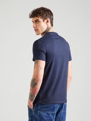 GUESS T-Shirt 'SAIL BOAT' marine/pastellblau/weiß
