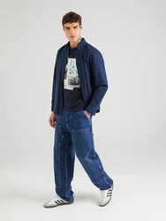 GUESS T-Shirt 'SAIL BOAT' marine/pastellblau/weiß