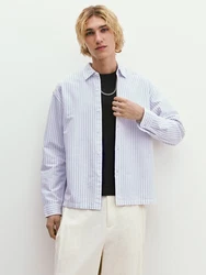 Pull&Bear Hemd saphir/offwhite