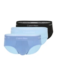 Calvin Klein Underwear Boxershorts Slip blau/hellblau/schwarz/offwhite