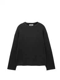 Pullover black denim
