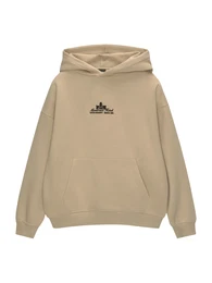 Sweatshirt 'MONTREUX HO' sand / schwarz