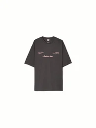T-Shirt taupe / rosa