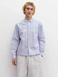 Pull&Bear Hemd himmelblau/weiß