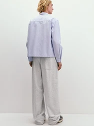 Pull&Bear Hemd himmelblau/weiß