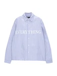 Pull&Bear Hemd himmelblau/weiß