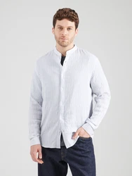 NOWADAYS Hemd hellblau/offwhite