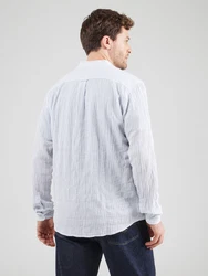 NOWADAYS Hemd hellblau/offwhite