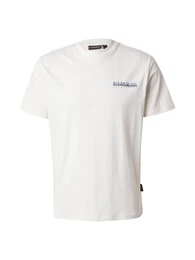 T-Shirt 'S-DATI' marine / wei