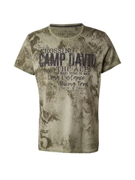 T-Shirt navy / oliv