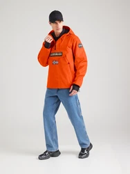 NAPAPIJRI Funktionsjacke RAINFOREST NEXT blau/hellgrau/dunkelorange/schwarz