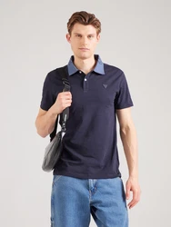 GUESS Poloshirt 'NOLAN' marineblau