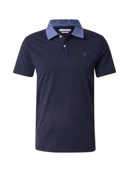 GUESS Poloshirt 'NOLAN' marineblau