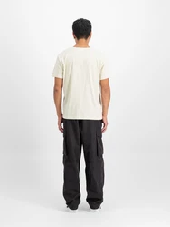 ALPHA INDUSTRIES T-Shirt 'Carbon' orange/weiß