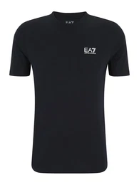 T-Shirt navy / wei