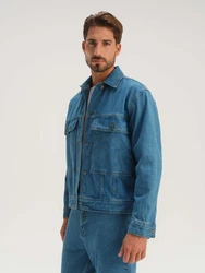 TRAPP Jacke Denim blau
