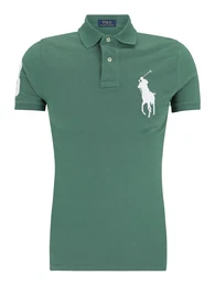 Poloshirt tanne / wei