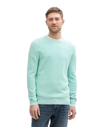 TOM TAILOR Strickpullover türkis