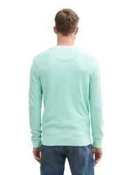 TOM TAILOR Strickpullover türkis