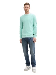 TOM TAILOR Strickpullover türkis