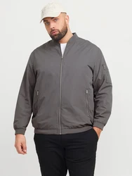 Jack & Jones Bomberjacke RUSH BOMBER grau