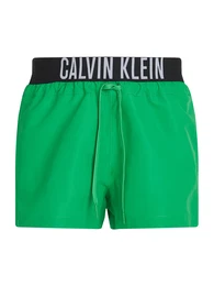 Badeshorts hellgrau / limette / schwarz