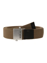 REPLAY Gürtel camel/dunkelbraun/silber