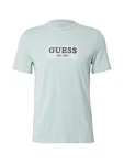 GUESS T-Shirt mint / schwarz / weiß