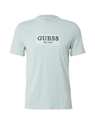 T-Shirt mint / schwarz / wei