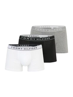 Tommy Hilfiger Underwear 3P TRUNK DTM / 3P BOXER BRIEF DTM mit Logobund navy / graumeliert / schwarz / weiß Tommy Hilfiger Underwear 3P TRUNK DTM / 3P BOXER BRIEF DTM mit Logobund navy / graumeliert / schwarz / weiß