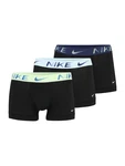 NIKE Underwear Sportunterhosen Boxer TRUNK 3PK marine/pastellblau/pastellgrün/schwarz