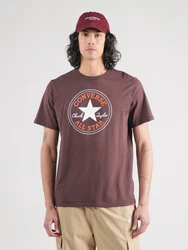 CONVERSE T-Shirt 'Chuck Taylor All Star' schoko/hellrot/weiß