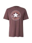 CONVERSE T-Shirt 'Chuck Taylor All Star' schoko/hellrot/weiß