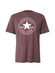 CONVERSE T-Shirt 'Chuck Taylor All Star' schoko/hellrot/weiß