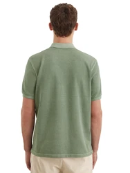 Marc O'Polo Poloshirt (OCS) B21226653000 grün/grünmeliert