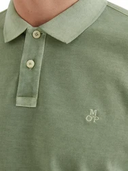 Marc O'Polo Poloshirt (OCS) B21226653000 grün/grünmeliert