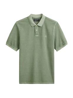 Marc O'Polo Poloshirt (OCS) B21226653000 grün/grünmeliert