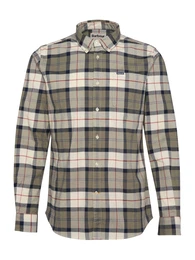 Hemd 'Lewis' rostbraun / anthrazit / oliv / offwhite