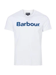 T-Shirt blau / wei