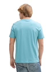 TOM TAILOR DENIM T-Shirt marine/hellblau/hellgrau/orange