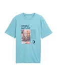 TOM TAILOR DENIM T-Shirt marine/hellblau/hellgrau/orange