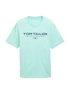 TOM TAILOR T-Shirt aus Baumwolle mit Logo-Print
