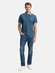 TOM TAILOR Poloshirt saphir/weiß