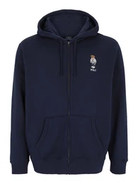 Sweatjacke navy / umbra / honig / wei