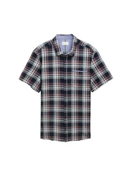 TOM TAILOR Men Hemd marine/mint/rot/weiß
