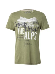T-Shirt navy / oliv / wei