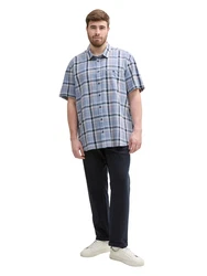 TOM TAILOR Men Hemd navy/saphir/weiß