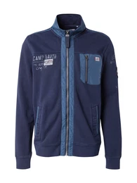 Sweatjacke rauchblau / dunkelblau