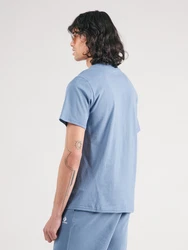 CONVERSE T-Shirt taubenblau/weiß